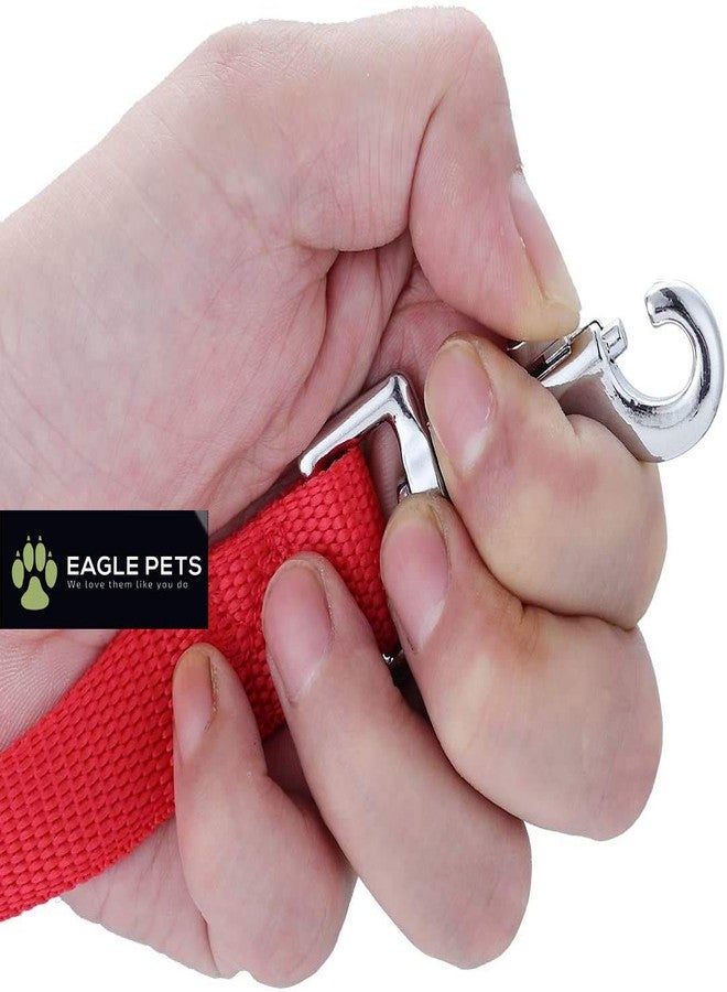 Eagle Pets Nylon Dog Training Leash Long for Training,Walking .Best for Medium to Large Dogs. (RED, 30FT) - Image 4